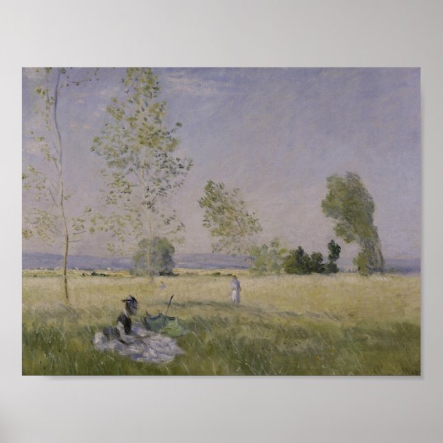 Póster Claude Monet - Verano (Frente)