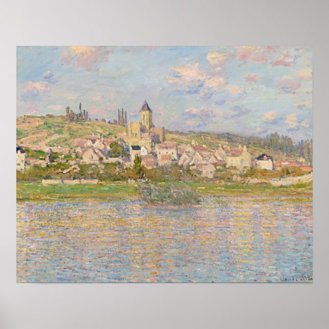 Póster Claude Monet - Vétheuil (Frente)