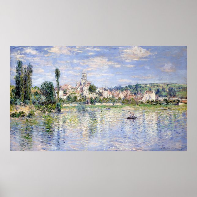 Póster Claude Monet Vétheuil en verano (Frente)
