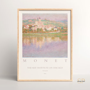 Póster Claude Monet Vétheuil Impresionismo Art Print