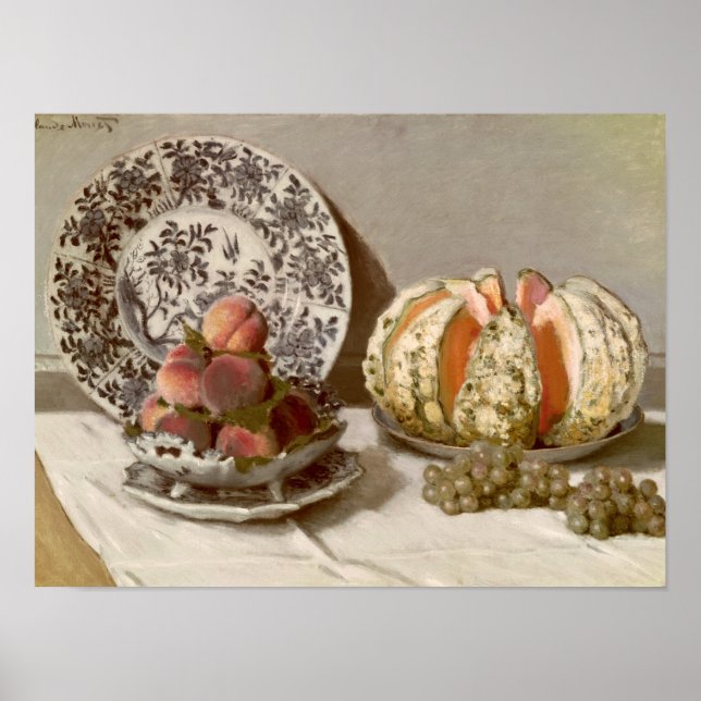 Póster Claude Monet | Vida residual, 1872 (Frente)