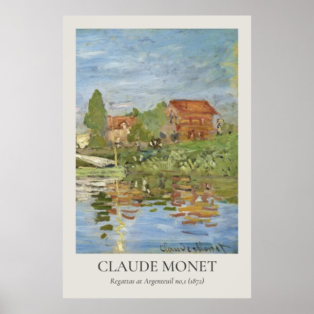 Póster Claude Monet Vintage Wall Art 2x3 Ratio (Frente)