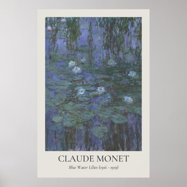 Póster Claude Monet Vintage Wall Art 2x3 Ratio (Frente)