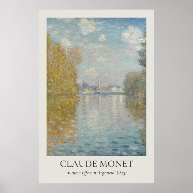 Póster Claude Monet Vintage Wall Art 2x3 Ratio (Frente)
