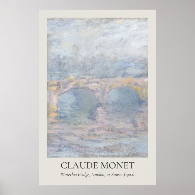 Póster Claude Monet Vintage Wall Art 2x3 Ratio (Frente)