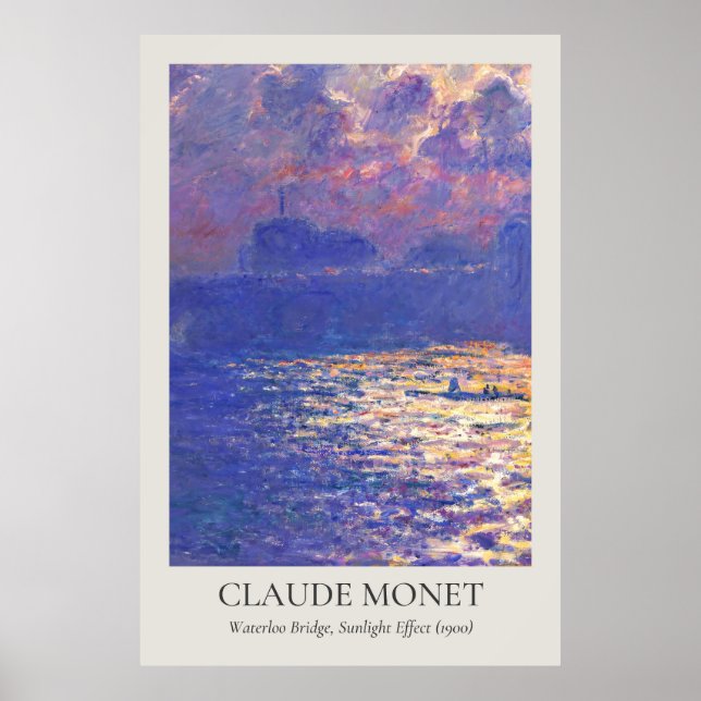 Póster Claude Monet Vintage Wall Art 2x3 Ratio (Frente)