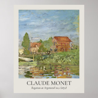 Póster Claude Monet Vintage Wall Art 4x5 Ratio