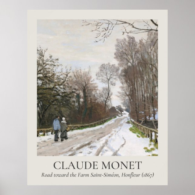 Póster Claude Monet Vintage Wall Art 4x5 Ratio (Frente)