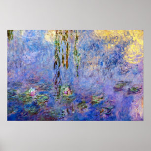 Póster Claude Monet - Water Lilies