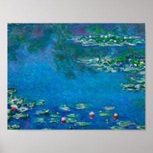 Póster Claude Monet - Water Lilies