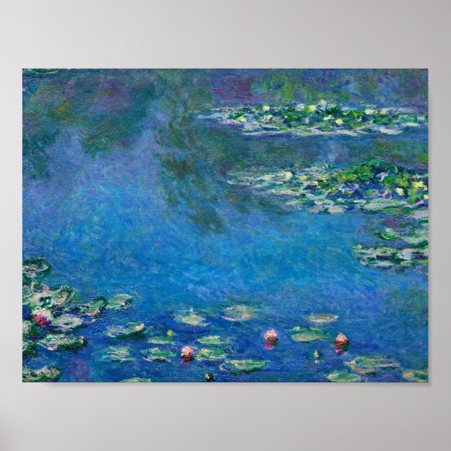 Póster Claude Monet - Water Lilies (Frente)