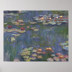 Póster Claude Monet - Water Lilies