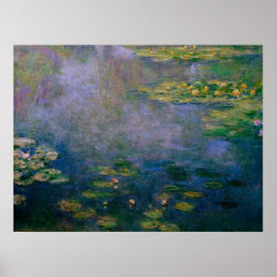 Póster Claude Monet - Water Lilies