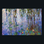 Póster Claude Monet - Water Lilies<br><div class="desc">Lilies de agua/Nympheas por Claude Monet en 1916-1919</div>