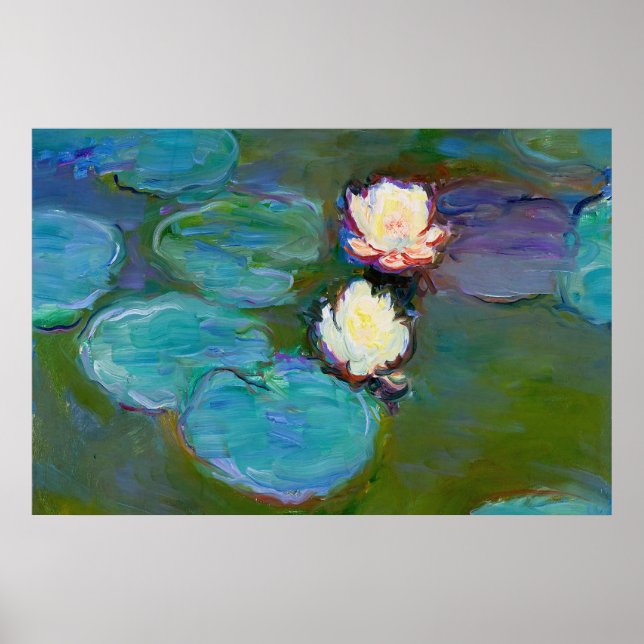 Póster Claude Monet - Water Lilies (Frente)