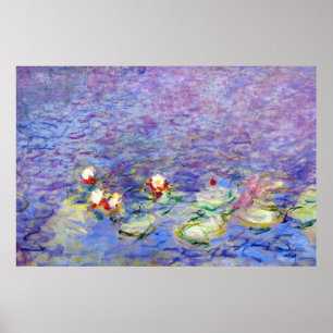 Póster Claude Monet - Water Lilies