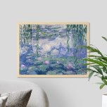 Póster Claude Monet Water Lilies<br><div class="desc">Poster de Water Lilies pintura de arte fino del paisaje natural botánico por Claude Monet</div>