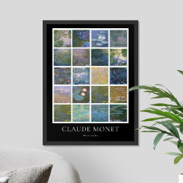 Póster Claude Monet Water Lilies