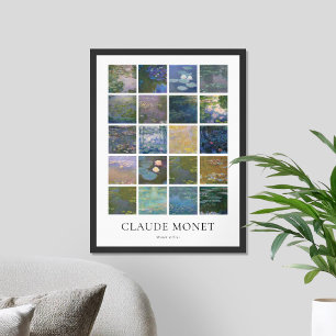 Póster Claude Monet Water Lilies
