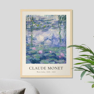 Póster Claude Monet Water Lilies