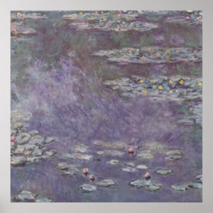 Póster Claude Monet - Water Lilies