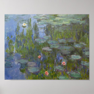 Póster Claude Monet - Water Lilies