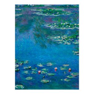 Póster Claude Monet - Water Lilies 1906