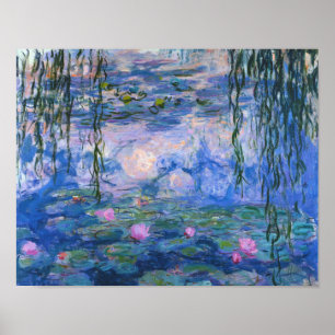 Póster Claude Monet - Water Lilies, 1916