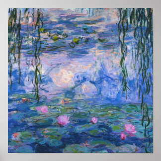 Póster Claude Monet - Water Lilies, 1916