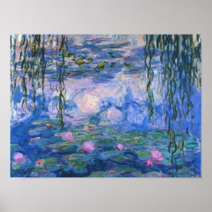 Póster Claude Monet - Water Lilies, 1916