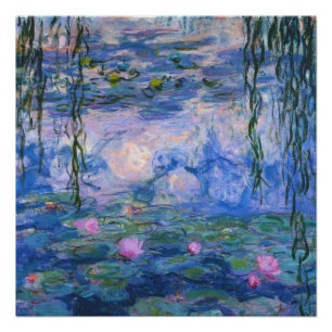 Póster Claude Monet - Water Lilies, 1916
