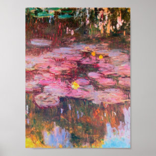 Póster Claude Monet - Water Lilies 1917