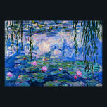 Póster Claude Monet - Water Lilies, 1919,<br><div class="desc">Famoso cuadro de Claude Monet, Water Lilies, 1919</div>
