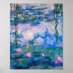 Póster Claude Monet - Water Lilies 1919<br><div class="desc">Claude Monet - Water Lilies 1919 . Famoso cuadro de arte.</div>