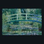Póster Claude Monet - Water Lilies and Japanese Bridge<br><div class="desc">Water Lilies and Japanese Bridge by Claude Monet, 1899. Claude Monet was a founder of French Impressionist painting, and the most consistent and prolific practitioner of the movement's philosophy of expressing one's perceptions before nature, especially as applied to plein-air landscape painting. The term "Impressionism" is derived from the title of...</div>