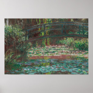 Póster Claude Monet - Water Lily Pond