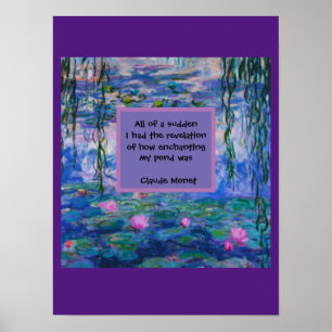 Póster Claude Monet Water Lily Poster