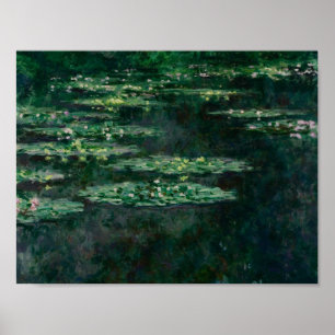 Póster Claude Monet - Waterlilies