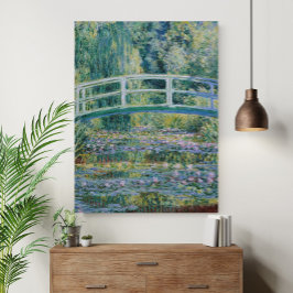 Póster Claude Monet Waterlilies and Japanese Bridge