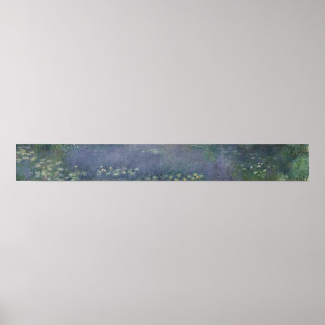 Póster Claude Monet | Waterlilies: Mañana, 1914-18 (Frente)