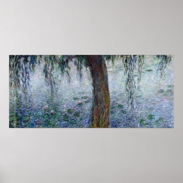 Póster Claude Monet | Waterlilies Welows right (Frente)