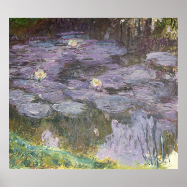 Póster Claude Monet | Waterlios (Frente)