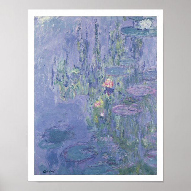 Póster Claude Monet | Waterlios (Frente)