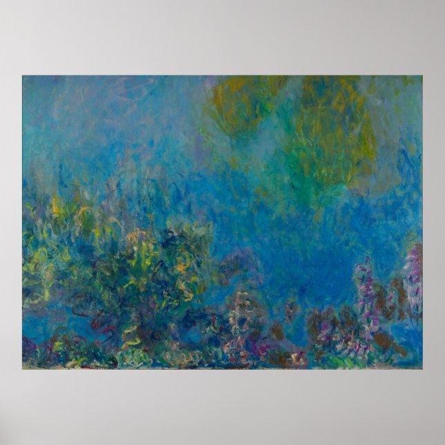 Póster Claude Monet ~ Wisteria (Frente)