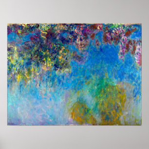 Póster Claude Monet Wisteria