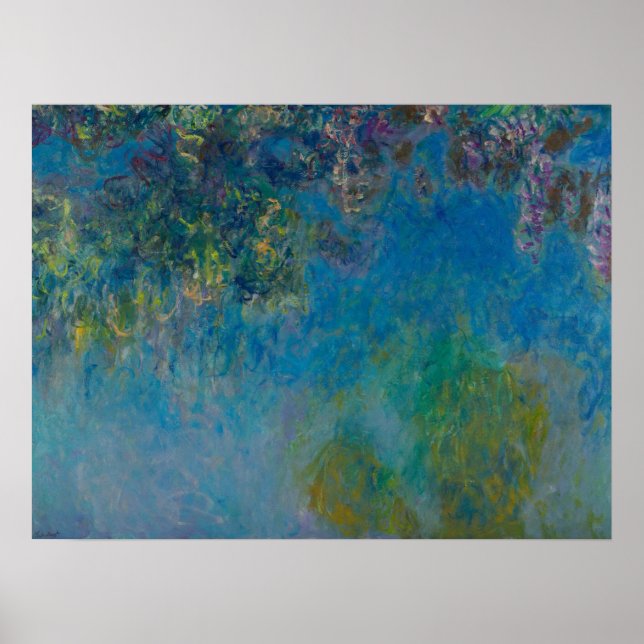 Póster Claude Monet Wisteria Fine Art Floral GalleryHD (Frente)