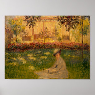 Póster Claude Monet   Woman in a Garden, 1876