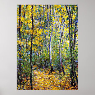 Póster Claude Monet - Wood Lane,