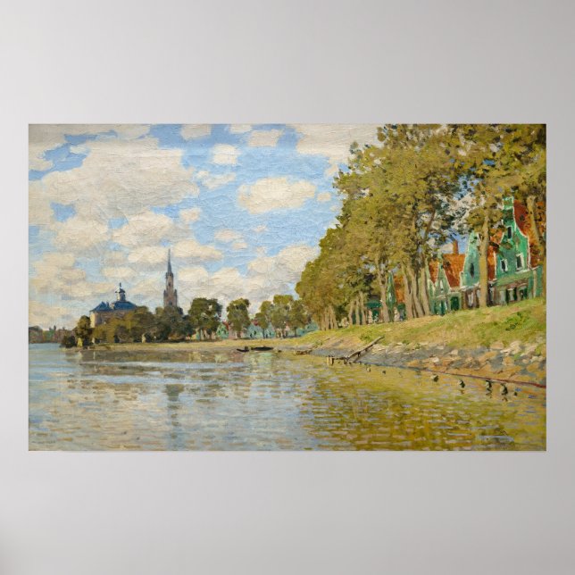 Póster Claude Monet - Zaandam (Frente)