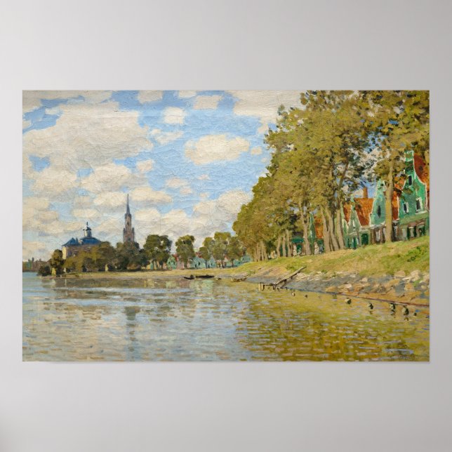 Póster Claude Monet - Zaandam (Frente)